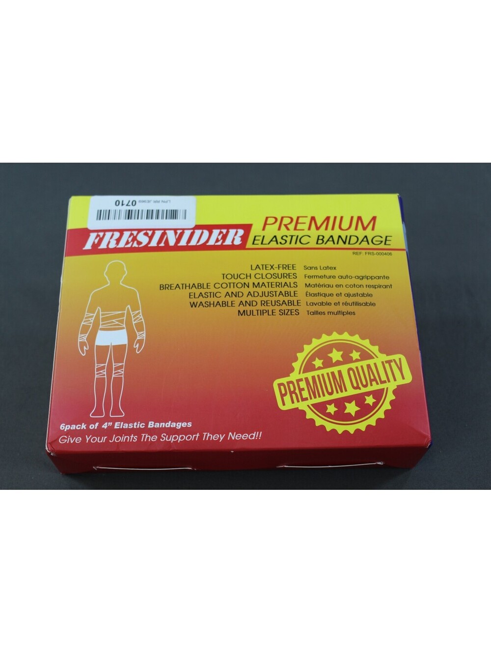 Fresnider 4" Premium Elastic Bandage Wrap Lot (6-Pack)